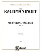 Etudes Tableaux Opus 33 by Rachmaninoff Sergei for Piano