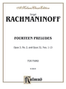 Preludes Opus 3 #2 & Opus 32 by Rachmaninoff Sergei for Piano
