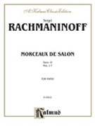 Morceaux De Salon Opus 10 #1-7 by Rachmaninoff Sergei for Piano