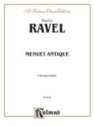 Menuet Antique by Ravel Maurice for Piano