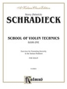 School of Violin Technics by Schradieck Henry for Violin