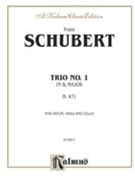 Trio No. 1 in B-Flat Major by Schubert Franz for String Trio