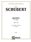 String Quintet in C Major Op. 163 by Schubert Franz for String Qui