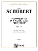 Trout Quintet Op. 114 by Schubert Franz for String Qui