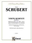 String Quartets Volume I: Op. 29; Op. 125 Nos. 1 & 2; Op. Post by Schubert Franz for String Quartet