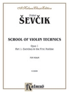 School Of Violin Techniques Opus 1 Part 1 by Sevcik Otakar for Violin Method (Op 1 Pt 1)
