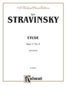 Etude Opus 7 #4 by Stravinsky Igor for Piano