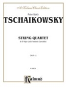 String Quartet in D Major Op. 11 by Tchaikovsky Pyotr Ilyich for String Quartet