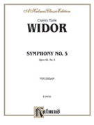 Symphony #5 In F Major Opus 42 by Widor Charles-Marie for Organ Solo
