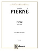 Piece In G Minor by Pierne Gabriel for Oboe and Piano