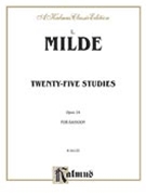 25 Studies Opus 24 by Milde Ludvig for Bassoon Method