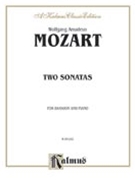 2 Sonatas by Mozart Wolfgang Amadeus for Bassoon and Piano