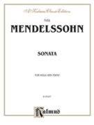 Sonata by Mendelssohn Felix for Viola