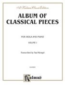 Album of Classical Pieces Volume I by Klengel - Julius Klengel - for Viola