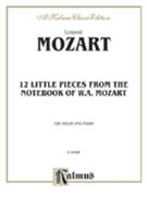Twelve Little Pieces from the Notebook of Wolfgang Mozart by Mozart Leopold for Violin