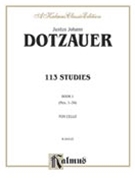 113 Studies Volume I by Dotzauer Justus Johann Friedrich for Cello