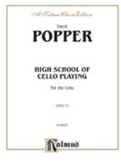 High School Of Cello Playing Opus 73 by Popper David for Cello Method