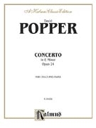 Concerto In E Minor Opus 24 by Popper David for Cello and Piano