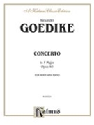 Concerto In F Major Op. 40 by Goedicke Alexander for French Horn and Piano