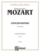 Concert Rondo K 371 by Mozart Wolfgang Amadeus for French Horn and Piano