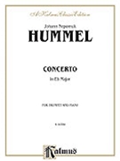 Trumpet Concerto In E-flat Major by Hummel Johann Nepomuk for Trumpet and Piano