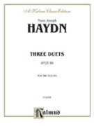 3 Duets Opus 99 by Haydn Joseph for Violin Duet