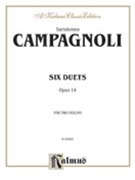 6 Duets Opus 14 by Campagnoli Bartolomeo for Violin Duet