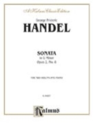 Sonata In G Minor Opus 2 #8 by Handel George Frideric for Violin Duet