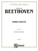 3 Duets by Beethoven Ludwig van for Str Duet