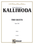 Two Duets Op. 208 by Kalliwoda Johann Wenzel for String Duo