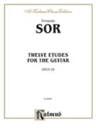 Twelve Etudes for the Guitar Op. 29 by Sor Fernando for Guitar