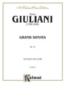 Grand Sonata Op. 25 by Giuliani Mauro for Guitar