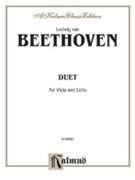 Duet for Viola and Cello by Beethoven Ludwig van for String Duo