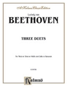 Three Duets by Beethoven Ludwig van for Chamber Duet