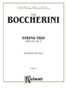 String Trio Opus 54 #3 by Boccherini Luigi for String Trio