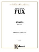 Sonata (canon) by Fux Johann Joseph for String Trio