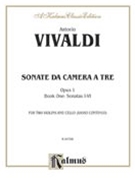 Sonatas da Camera a Tre Op. 1 (Volume I Nos. 1-6) by Vivaldi Antonio Lucio for String Trio