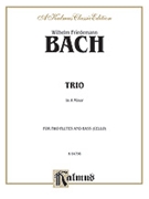 Trio In A Minor by Bach Wilhelm Friedemann for Trio Sonatas
