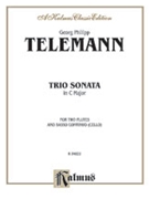 Trio Sonata In C Major by Telemann Georg Philipp for Alto Recor