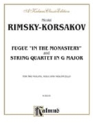 Fugue & String Quartet In G Major by Rimsky-Korsakov Nikolai for Str Quartet