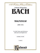 Magnificat by Bach Johann Sebastian for SATB