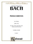 Missa Brevis in G Minor by Bach Johann Sebastian for Choir