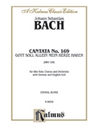 Cantata #169 by Bach Johann Sebastian for SATB