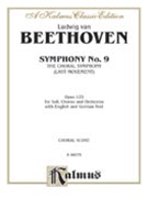 Symphony #9 Choral Finale by Beethoven Ludwig van for SATB