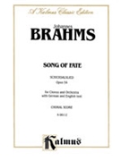 Song of Fate (Schicksalslied) Op. 54 by Brahms Johannes for Choir