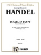 Israel in Egypt (1739) by Handel George Frideric for Choir