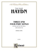 Three- and Four-Part Songs by Haydn Joseph for Choir