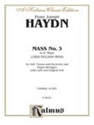 Mass No. 3 in D Minor (Lord Nelson or Imperial) by Haydn Joseph for Choir