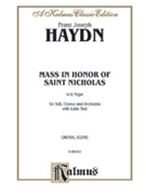 St Nicholas Mass by Haydn Joseph for SATB