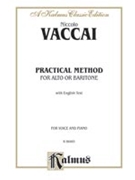Practical Italian Vocal Method by Vaccai - Alto/Baritone - for Lo Voc